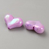 10Pcs Opaque Acrylic Beads LS-SACR-WH0008-020F-2