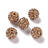 Polymer Clay Rhinestone Beads RB-K050-8mm-C27-2