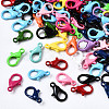 Spray Painted Eco-Friendly Alloy Lobster Claw Clasps X-PALLOY-T080-06E-NR-1