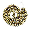 Electroplate Non-magnetic Synthetic Hematite Beads Strands G-S352-51-2
