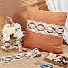 Ethnic Style Polyester Rhombus Jacquard Ribbon OCOR-WH0101-19A-5