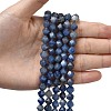 Natural Blue Aventurine Beads Strands G-Z119-A38-02-2