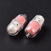 Translucent Plastic Pendants KY-L006-29C-4