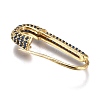 Brass Hoop Earrings EJEW-K085-05G-2