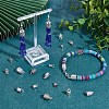 90Pcs 15 Styles Alloy Cord Ends FIND-PH0026-30-4