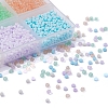 1800Pcs 6 Colors 8/0 Transparent & Opaque Glass Seed Beads SEED-YW0001-31-5