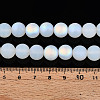 Frosted Imitation Jade Glass Beads Strands GLAA-T032-J10mm-MBB02-4