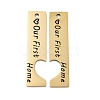 201 Stainless Steel Big Pendants STAS-R002-21G-02-1