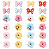 30Pcs 3 Styles Opaque Resin Cabochons RESI-TA0004-97-2