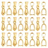 120Pcs Brass Ice Pick Pinch Bails FIND-SC0003-01G-1