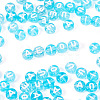 100Pcs 5 Styles Transparent Acrylic Beads TACR-TA0001-54C-2
