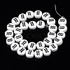 Handmade Porcelain Ceramic Beads Strands PORC-S502-032E-2