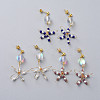 Dangle Stud Earrings EJEW-JE03694-1