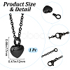 Stainless Steel Urn Ashes Necklace NJEW-CN0001-03B-2