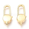 Brass Lobster Claw Clasps KK-O132-11G-1