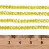 Electroplate Glass Beads Strands GL-CBAA615-02A-4