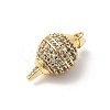 Brass Micro Pave Cubic Zirconia Pendants KK-Z137-10G-2