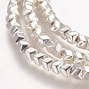 Electroplated Non-magnetic Synthetic Hematite Beads Strands G-P379-G02-2
