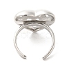 Brass Open Cuff Rings RJEW-P098-23P-3