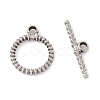 Non-Tarnish 304 Stainless Steel Toggle Clasps STAS-G262-04P-1