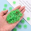 Transparent Frosted Acrylic Bead Caps MACR-S371-04A-734-5