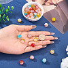 30Pcs 5 Colors Handmade Lampwork Beads LAMP-TA0001-51-6