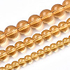 Transparent Glass Beads Strands GLAA-T032-T6mm-08-4