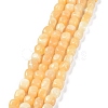 Natural Topaz Jade Beads Strands G-C038-02P-1