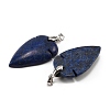 Natural Lapis Lazuli Pendants G-H359-04P-05-3