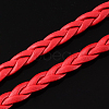 Braided Imitation Leather Cords LC-S002-5mm-01-2