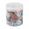 Natural & Synthetic Mixed Gemstone Pendants G-TA0001-11-9