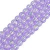 Handmade Foil Lampwork Beads Strands FOIL-K003-06B-01-1
