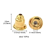 Iron Bullet Ear Nuts IFIN-YW0001-71G-5