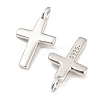 Rhodium Plated 925 Sterling Silver Charms STER-Q190-07P-2