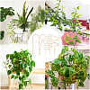 4Pcs 4 Styles Iron Flower Plant Supports FIND-CN0001-62A-4