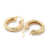Brass Hoop Earrings for Women EJEW-E295-01KCG-2