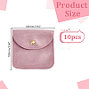 10Pcs Velvet Jewelry Storage Bags with Snap Button ABAG-HY0001-17B-2