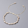 Cowrie Shell Choker Necklaces X-NJEW-JN02388-01-1