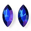 Pointed Back Glass Rhinestone Cabochons RGLA-T020-7x15mm-12-2