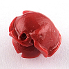 Dyed Flower Synthetical Coral Beads CORA-R011-33J-2