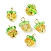 Handmade Lampwork Charms LAMP-D019-01B-2