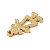304 Stainless Steel Textured Pendants Ion Plating(IP) STAS-J040-06B-G-3