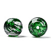 Mixed Style & Mixed Color Round Spray Painted Glass Beads DGLA-X0003-10mm-4