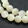 Natural White Moonstone Beads Strands G-P342-02A-10mm-A--3