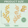 Plum Blosssom Cloth Computerized Embroidery Sew on Patches PATC-WH0021-004B-2