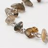 Natural & Synthetic Gemstone Chips Handmade Beaded Chains AJEW-JB00280-3