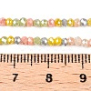 Electroplate Glass Beads Strands GLAA-T023-A16-04-4