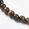 Natural Tiger Eye Beads Strands G-C076-4mm-1B-3