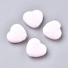 Heart PVC Plastic Cord Lock for Mouth Cover KY-D013-04J-2