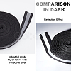 25 Yards Reflective Polyester Striped Ribbon DIY-WR0003-74A-3